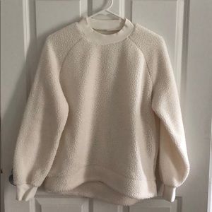 Sherpa Pullover Sweatshirt